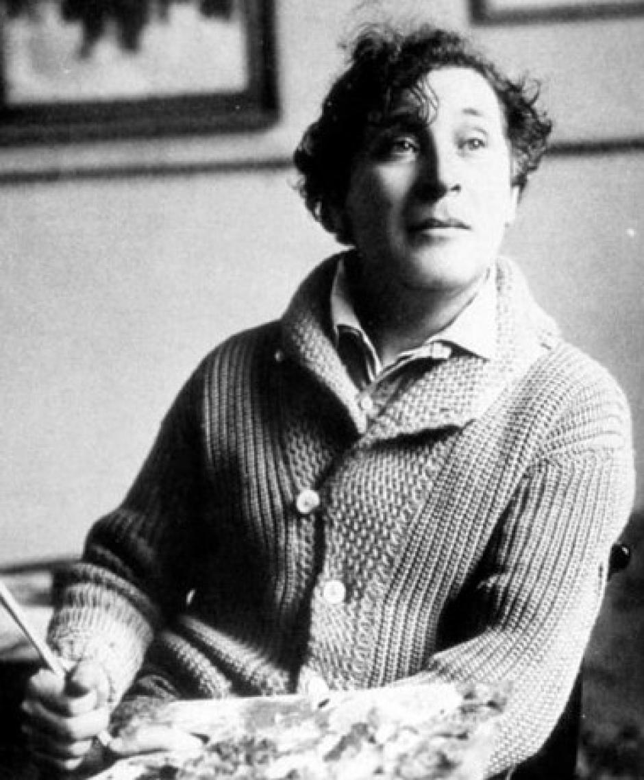 El pintor bielorruso y francés Marc Chagall