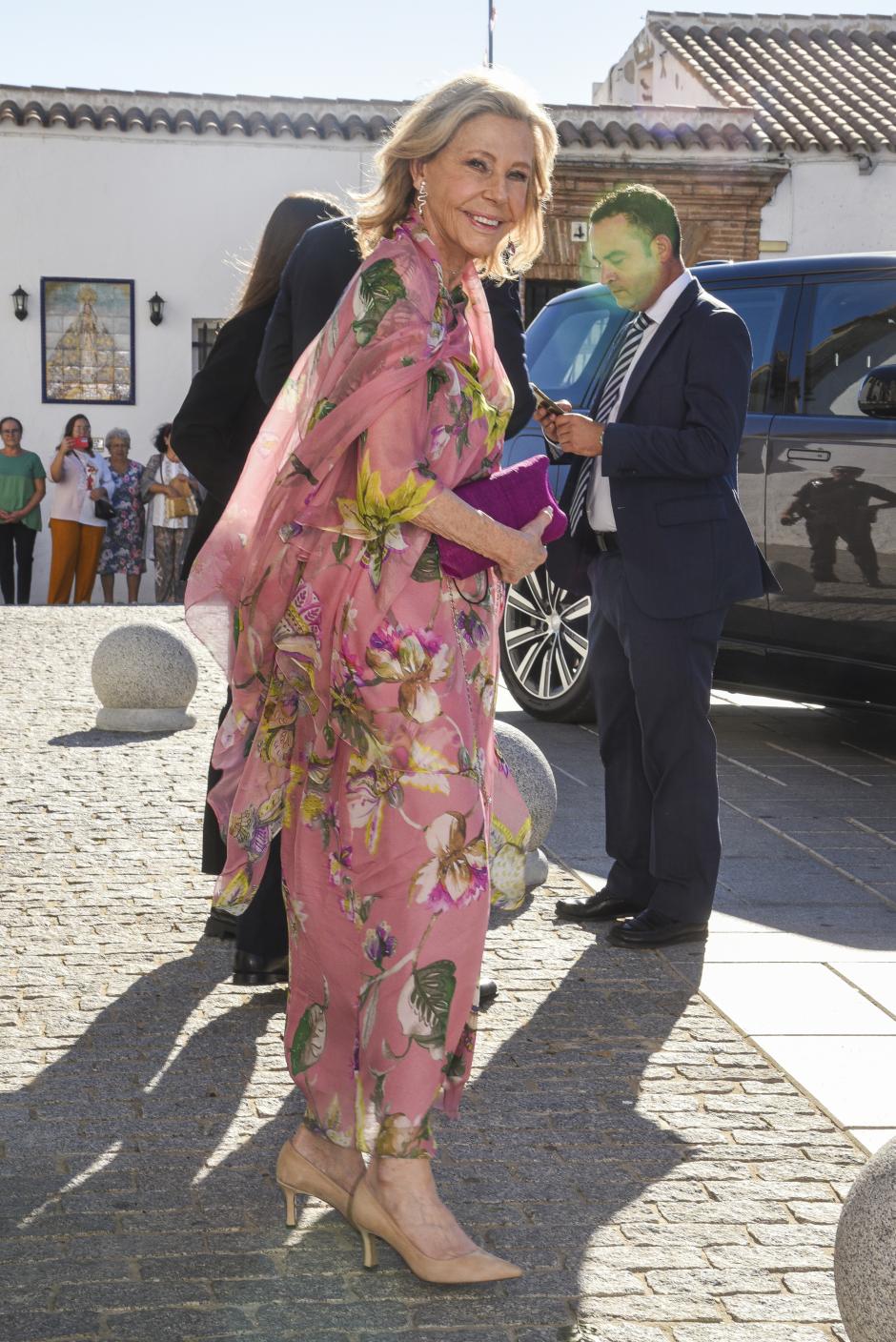 Ana Gamazo, en la boda de Javier Prado