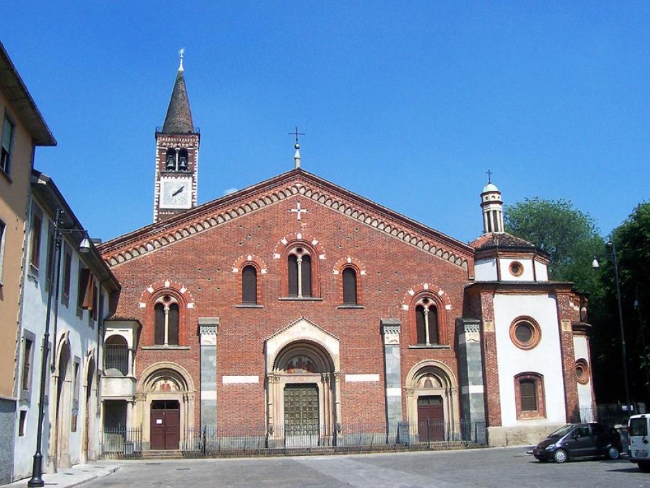 Basílica de San Eustorgio de Milán, donde los restos de los Magos estuvieron hasta
