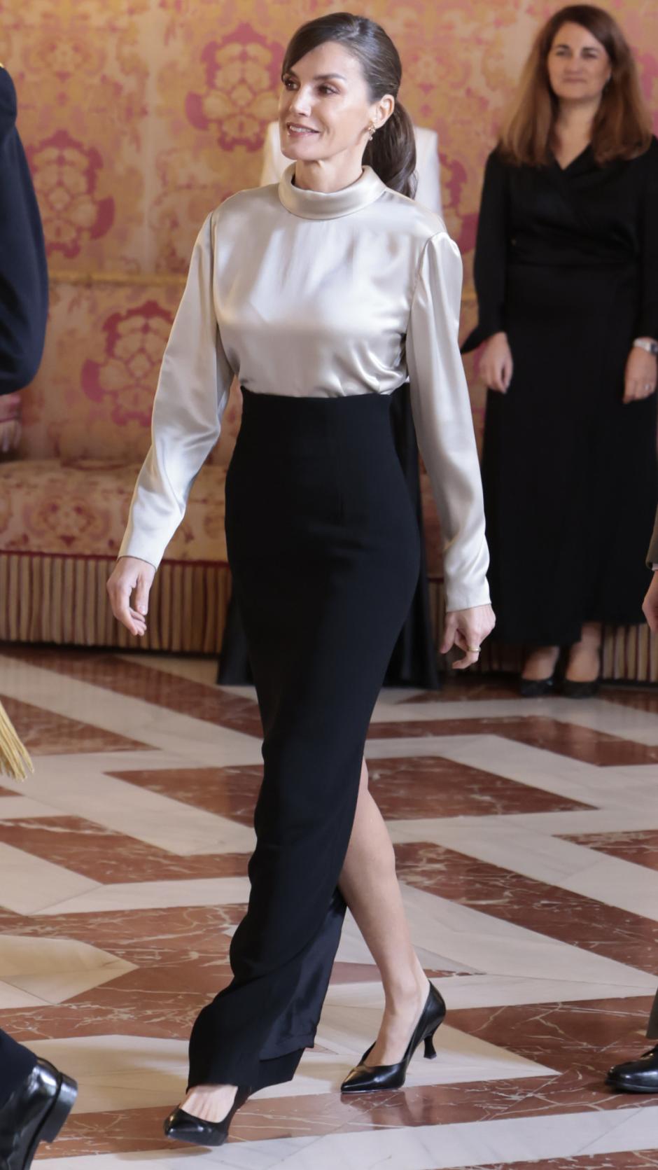 La Reina, con su estilismo elegido para la Pascua Militar de 2024