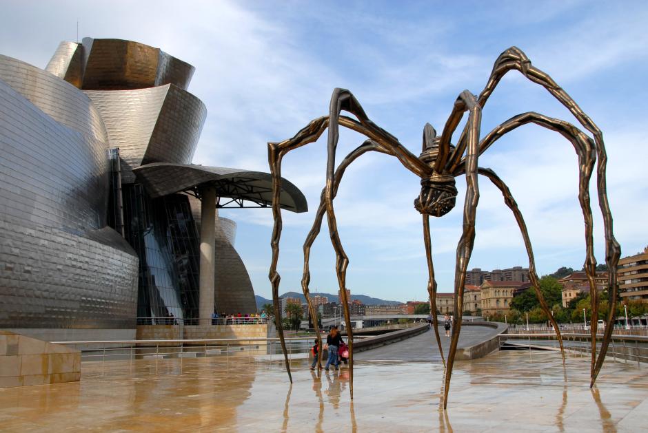 Parte exterior del Museo Guggenheim de Bilbao