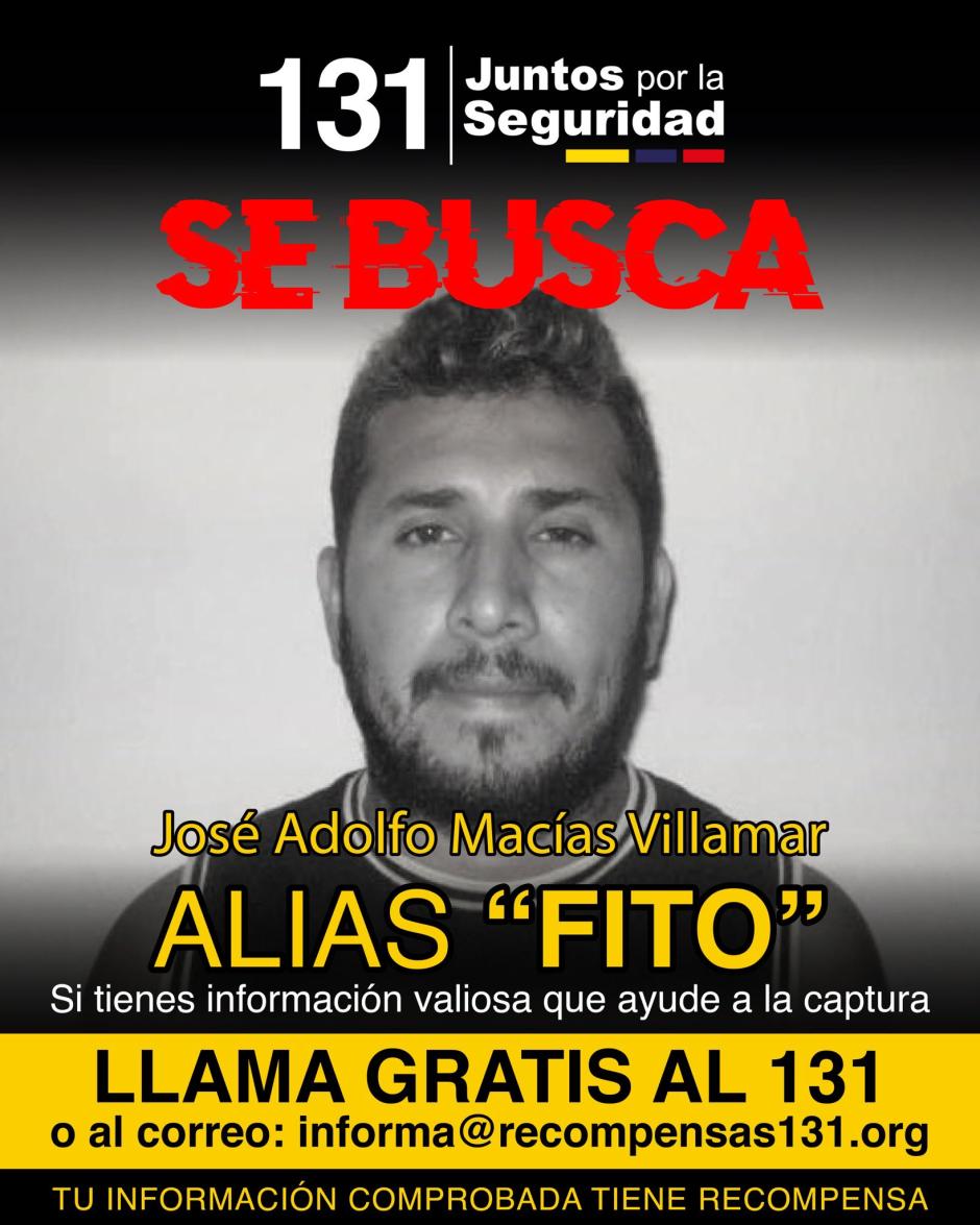 Cartel de Se Busca de Adolfo Macías alias Fito