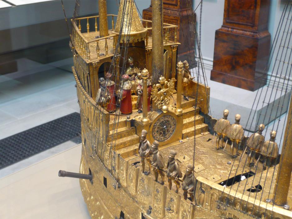 Galeón autómata en el Museo Británico