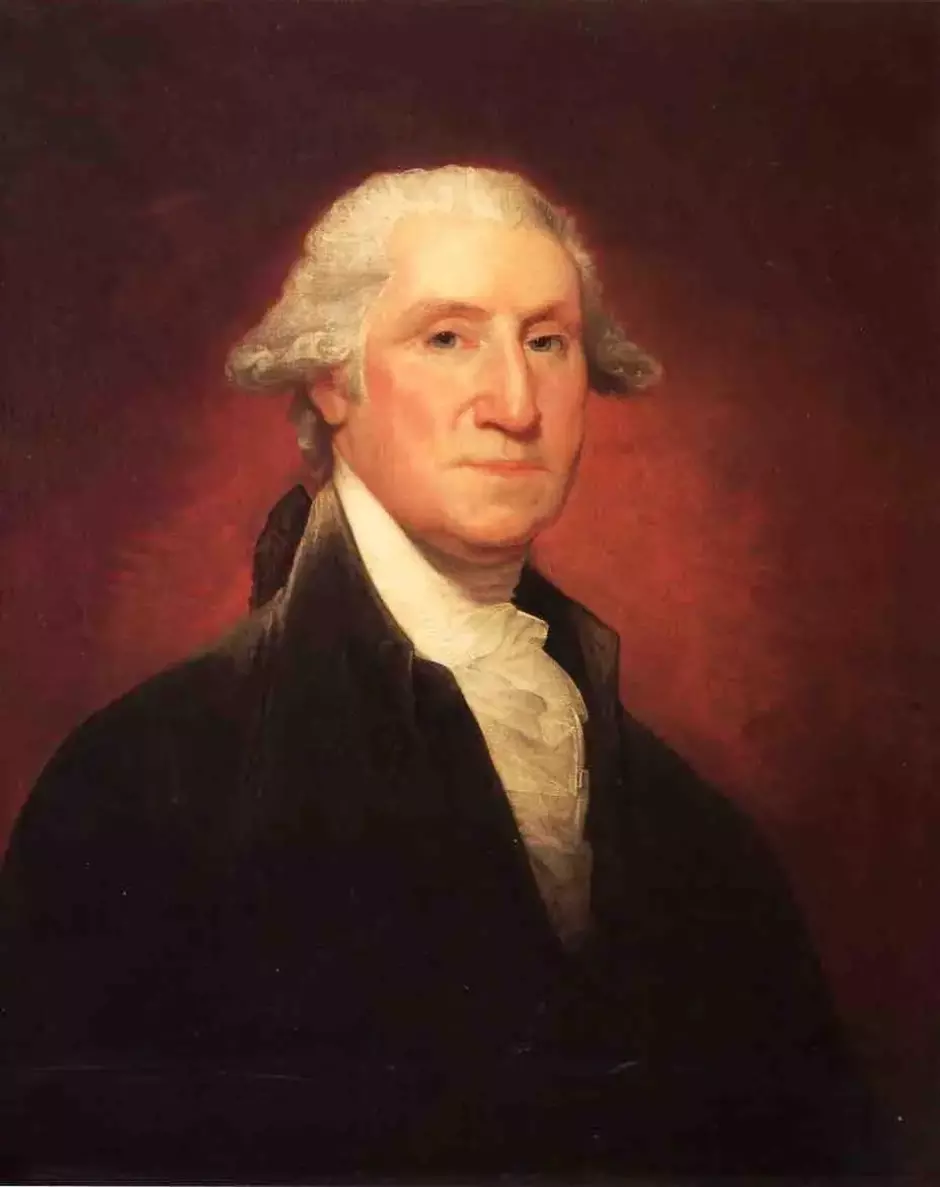 El retrato de George Washington, pintado por Stuart Gilbert en 1795