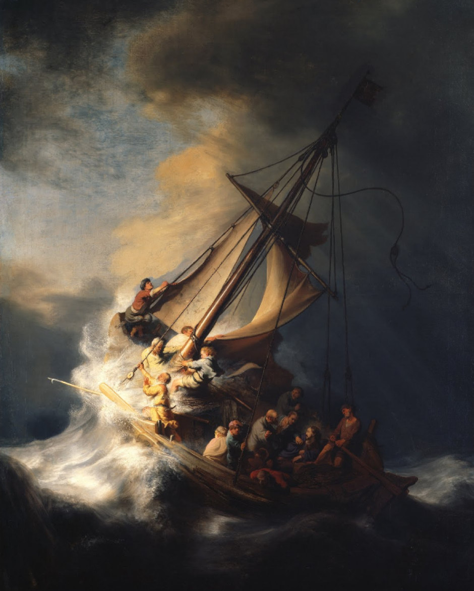 'La tormenta en el mar de Galilea'