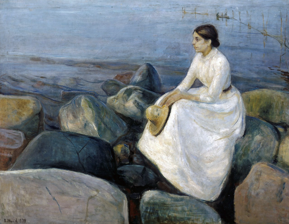 Inger en la playa (1889)