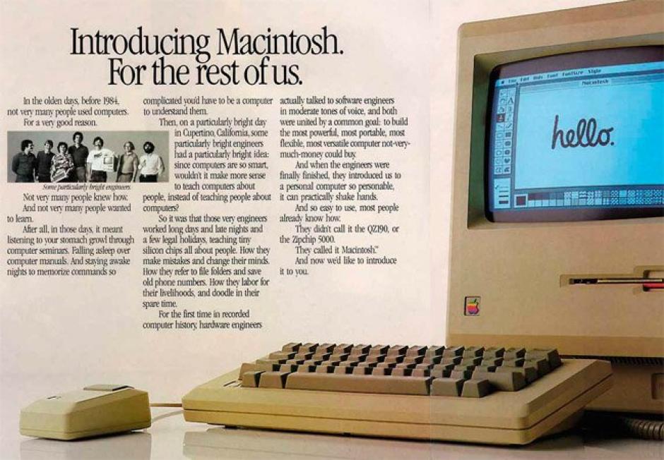 Descripción del primer Macintosh
