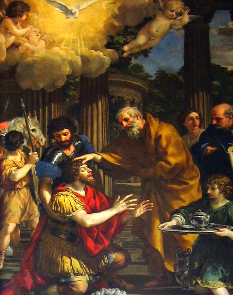 El Bautismo de Pablo por Ananías, de Pietro da Cortona