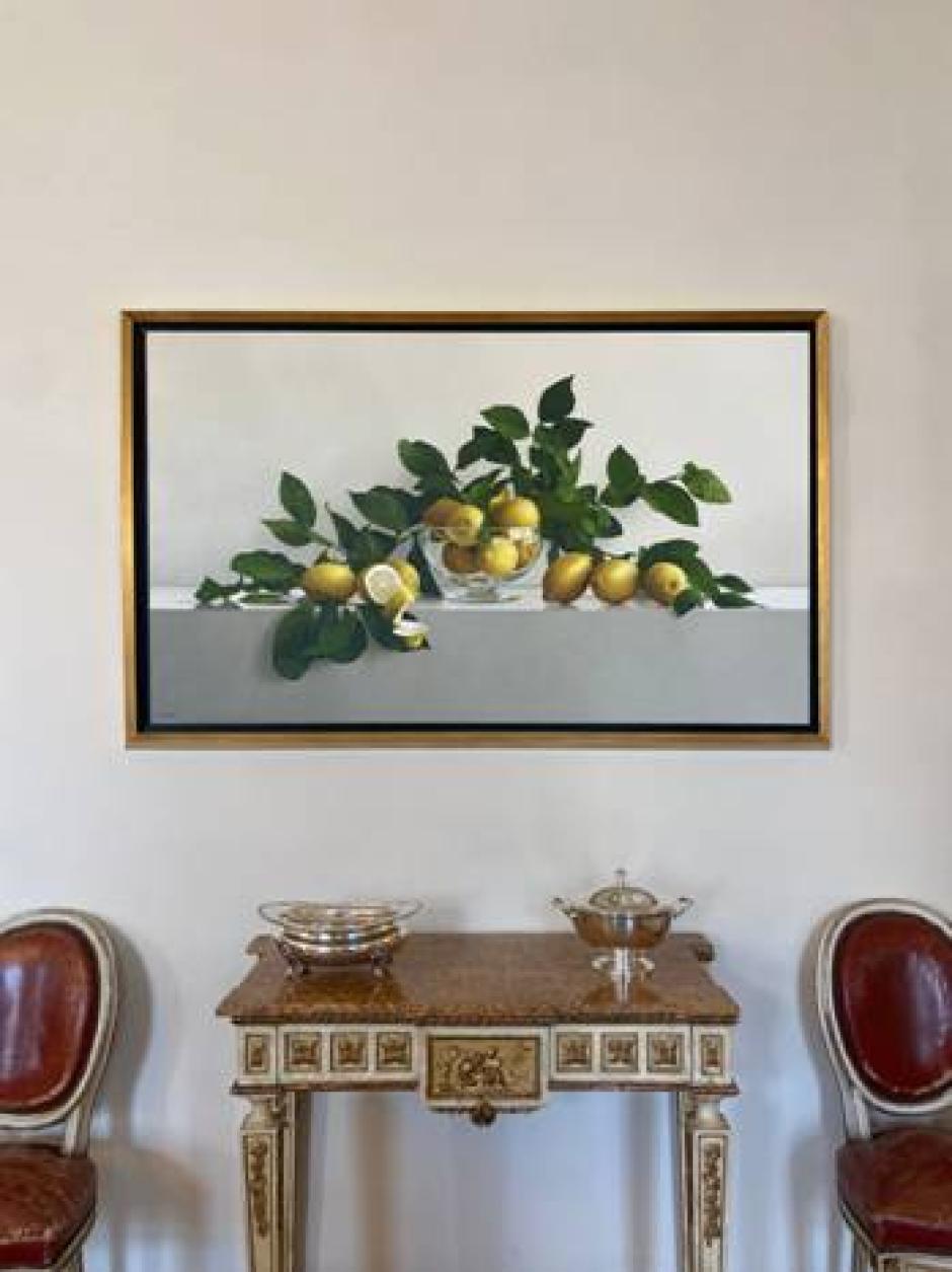 Limones con cristal, en el comedor de la Embajada de Viena