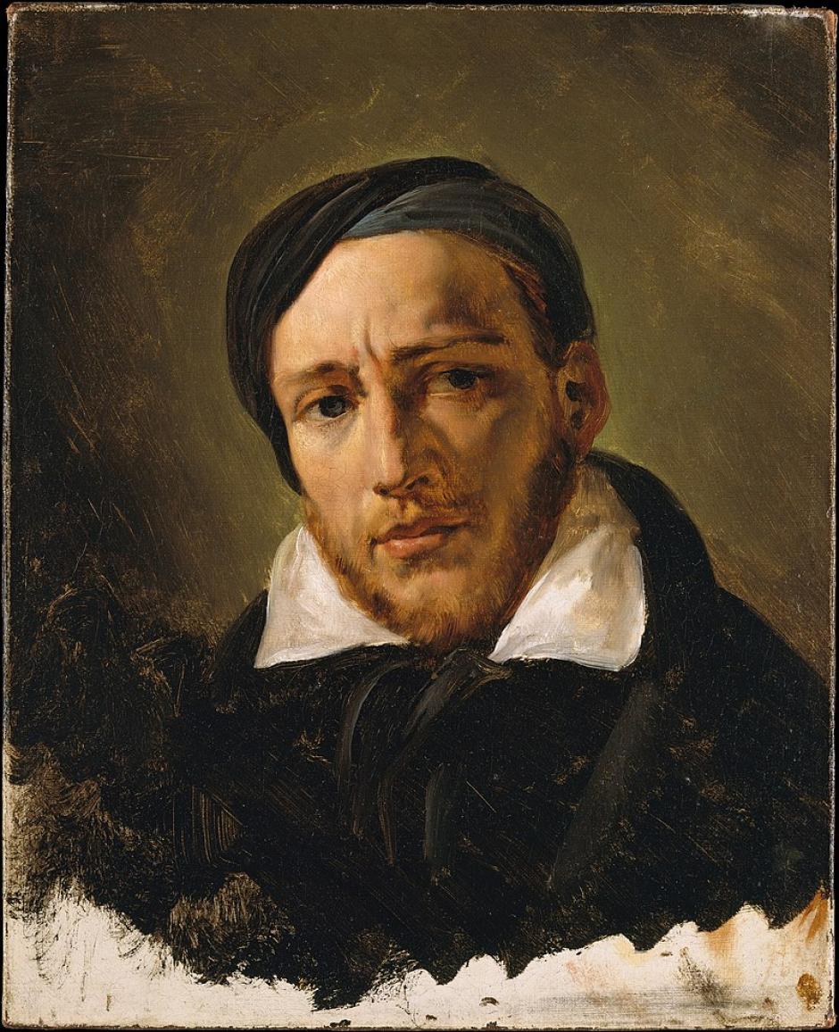 Théodore Géricault (1823) por Horace Vernet