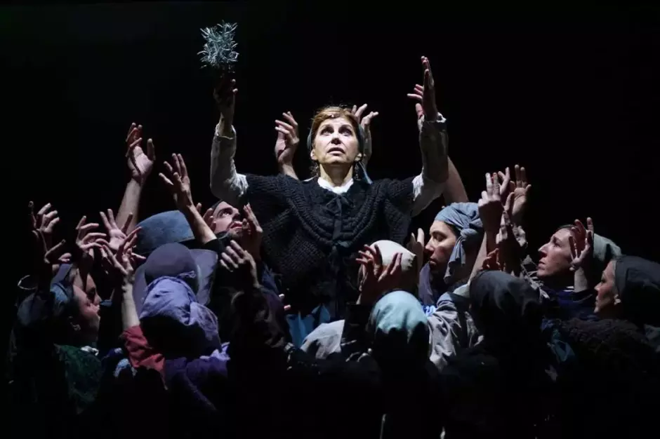 Imagen del estreno de 'La Rosa del azafrán', en el Teatro de la Zarzuela