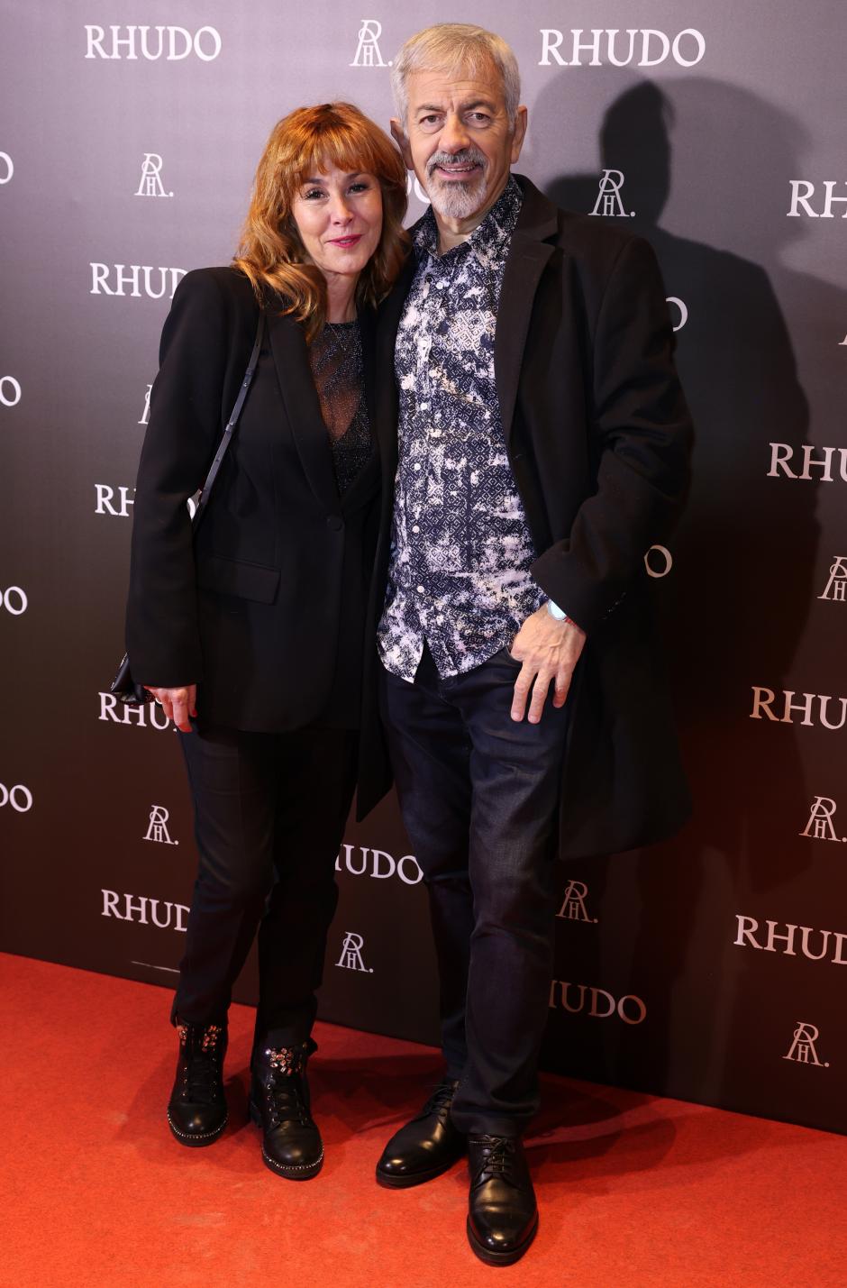 Presenter Carlos Sobera and Patricia Santamaria at photocall for presentation of Rhudo in Madrid on Monday, 29 January 2024.