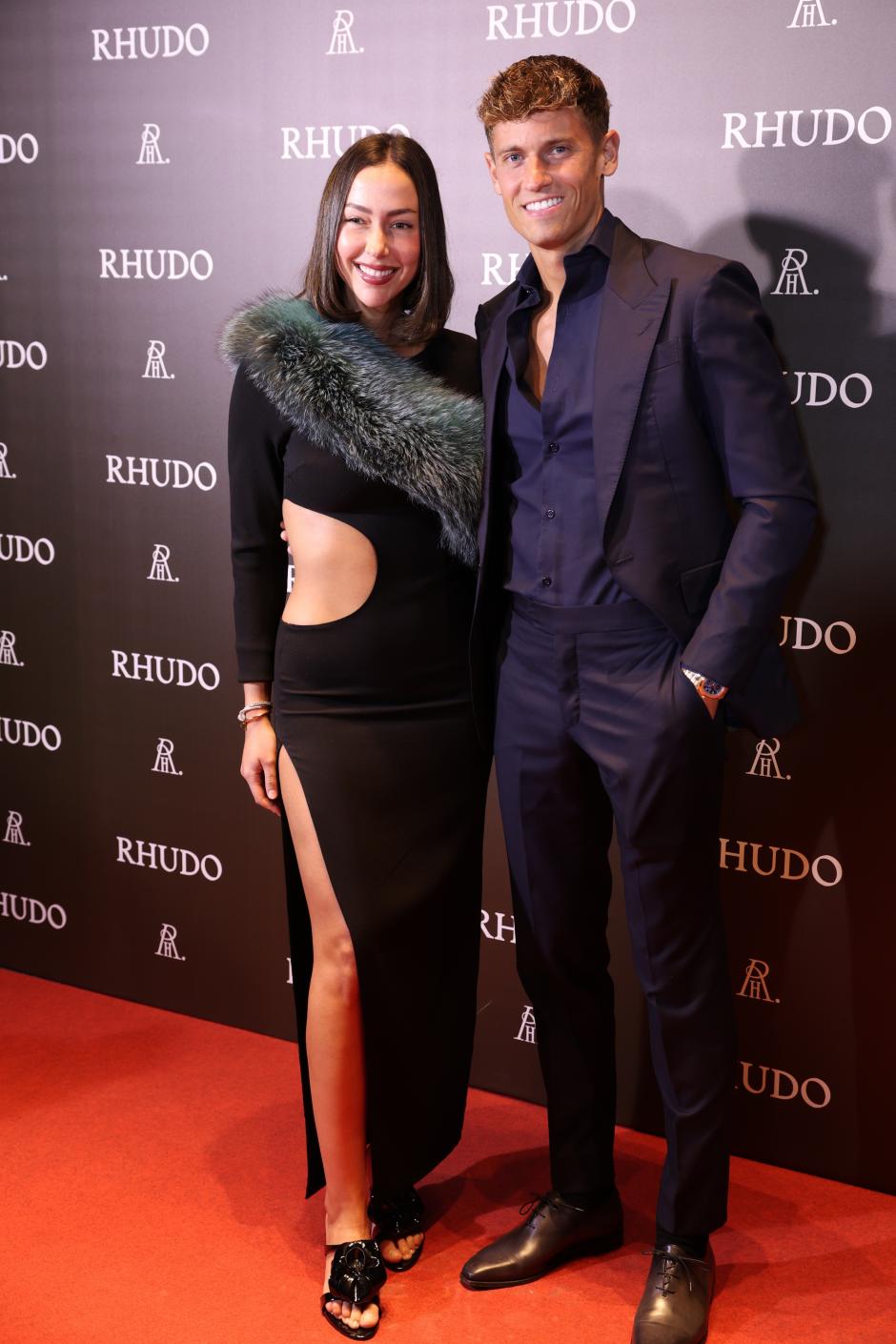 Soccerplayer Marcos Llorente and Patricia Noarbe at photocall for presentation of Rhudo in Madrid on Monday, 29 January 2024.