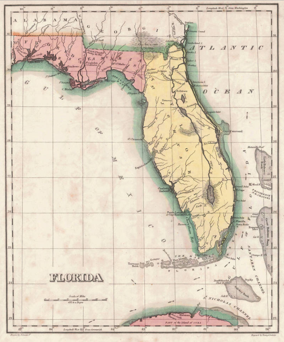 Florida Occidental y Florida Oriental españolas 1810-1821