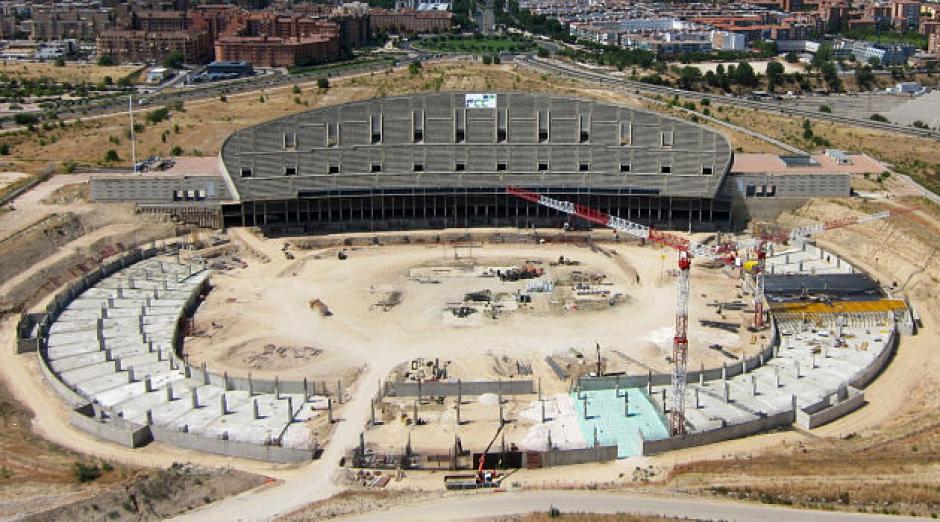 Estadio de La Peineta donde se preveía que se convirtiera en un estadio olímpico
