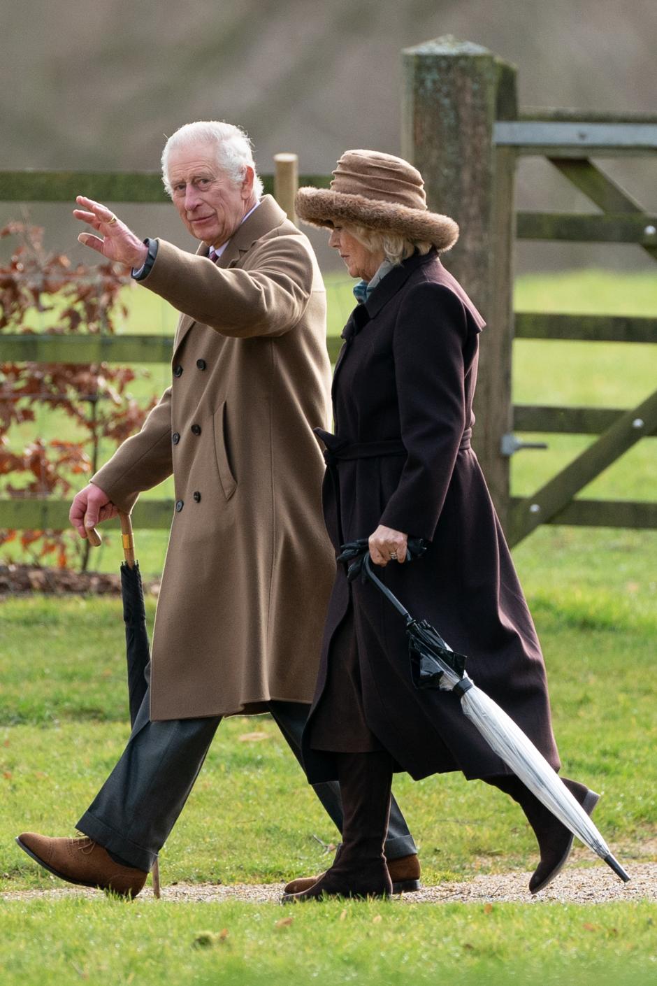 Carlos III y la Reina Camila, el pasado 4 de febrero