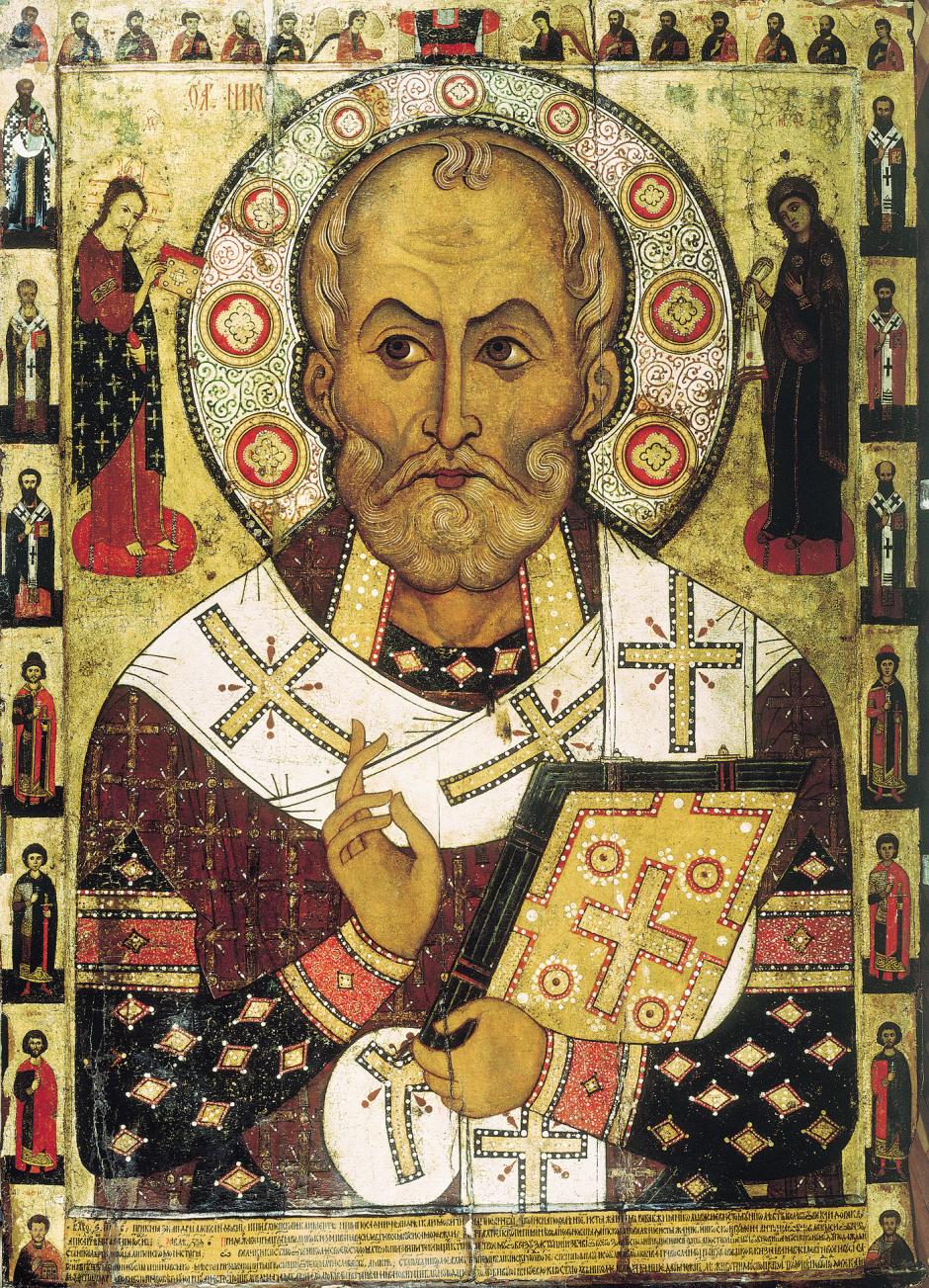 Icono de san Nicolás de Bari