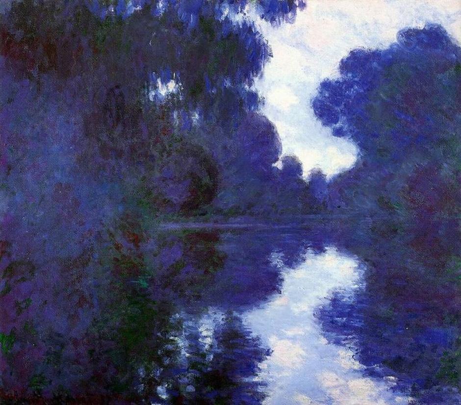 Obra 'Matinée sur la Seine, temps net' de Claude Monet