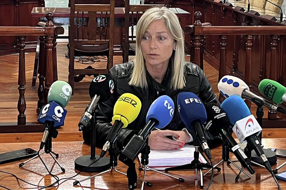 La alcaldesa de Castro Urdiales, Susana Herrán, este jueves