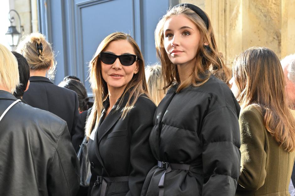 Clotilde Courau, Princess Vittoria of Savoy during Paris Fashion Week Haute Couture in Paris, France on January 22, 2024