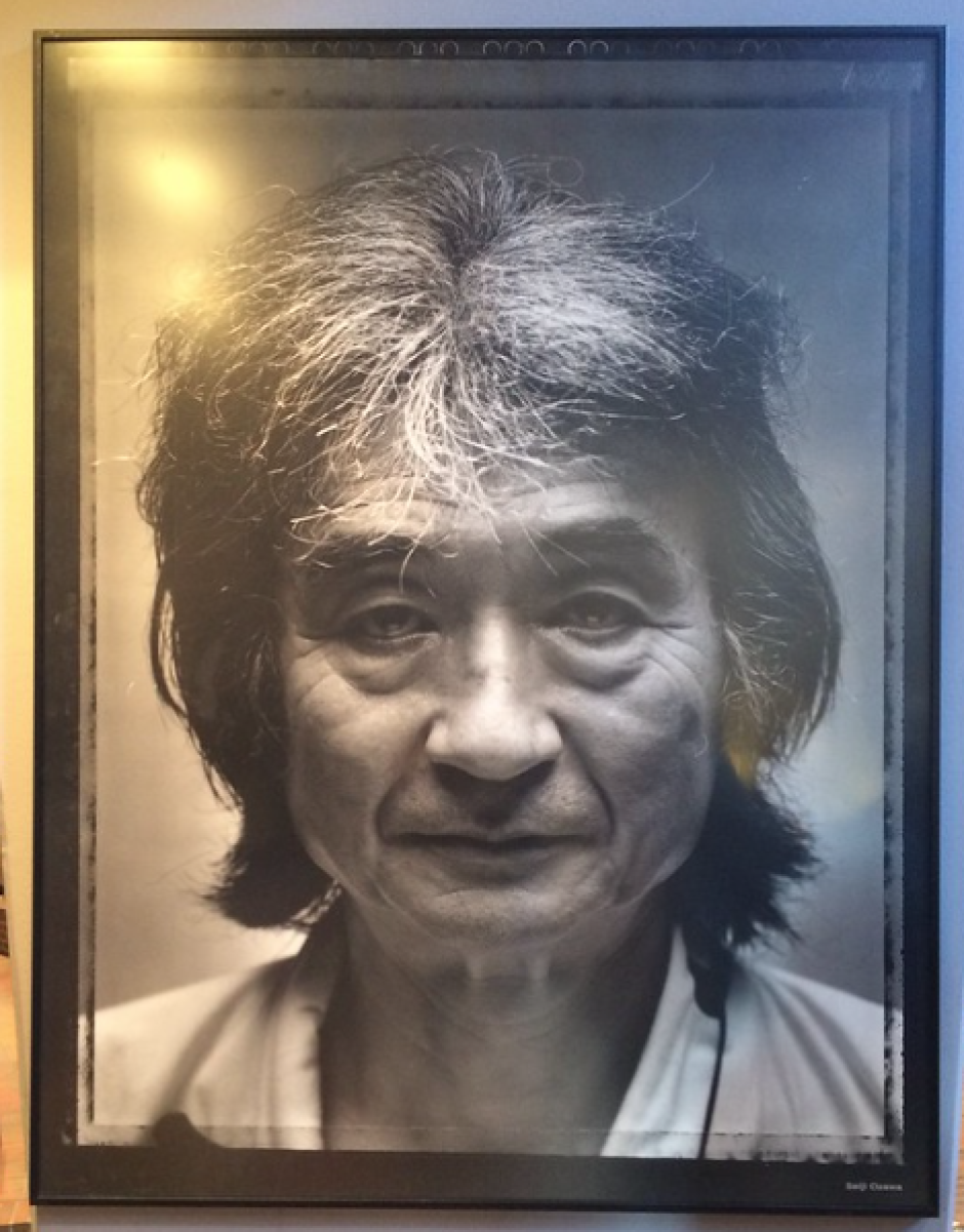 Retrato de Seiji Ozawa