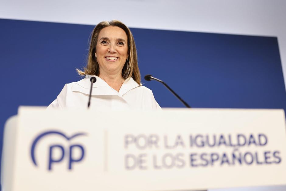 La secretaria general del PP, Cuca Gamarra