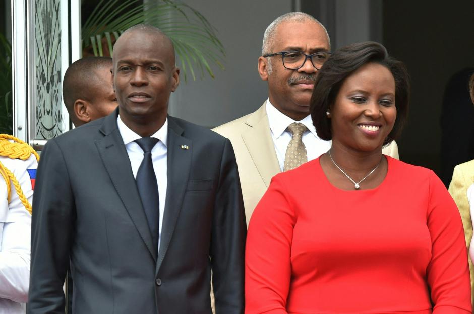 El expresidente haitiano Jovonel Moise y la ex primera dama Martine Moise