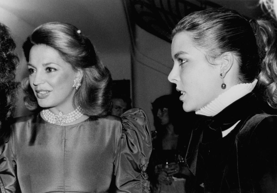 1717420 Princess Caroline of Monaco and Ira de Furstenberg at gala of New York city Ballet in New York September 26, 1979; (add.info.: Princess Caroline of Monaco and Ira de Furstenberg at gala of New York city Ballet in New York september 26, 1979);  it is possible that some works by this artist may be protected by third party rights in some territories.
