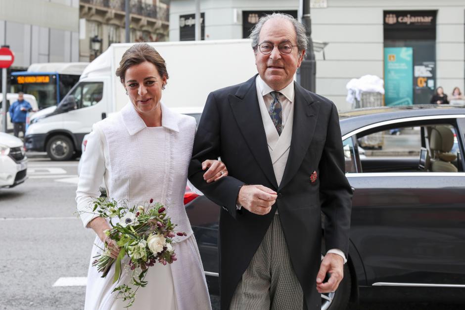 during wedding of Felipe Matossian Falco and Ina Morenes Allendesalazar in Madrid on Friday, 23 February 2024.