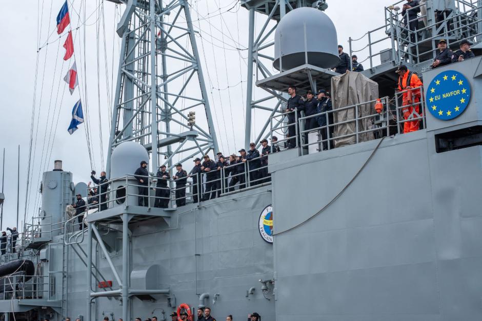 Llegada de la fragata Victoria a Rota tras cuatro meses de misión en el Índico