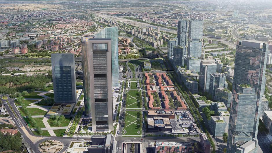 Vistazo del soterramiento del Paseo de la Castellana