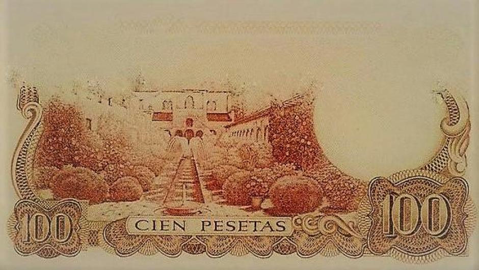 Billete de 100 pesetas 1970 Manuel de Falla