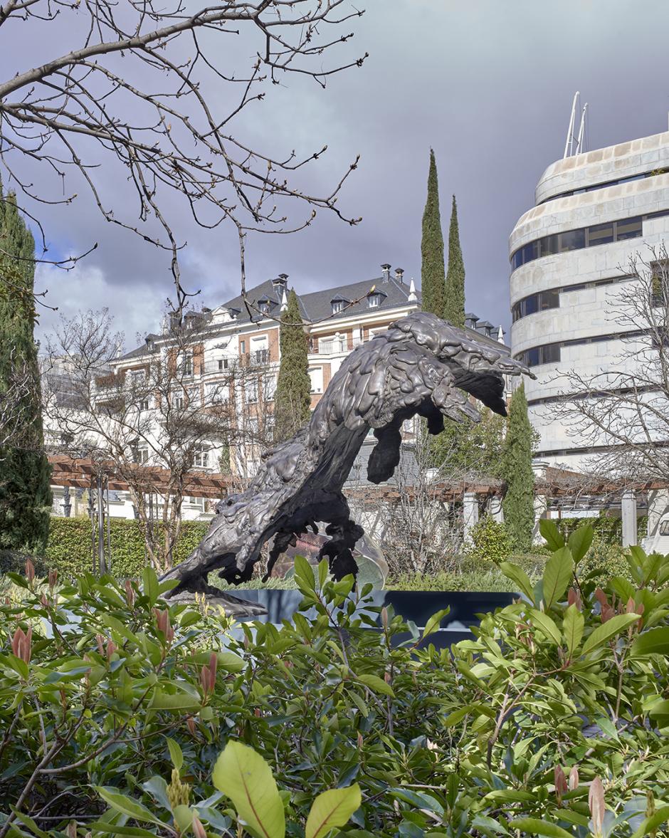 Esculturas en el jardín de Banca March