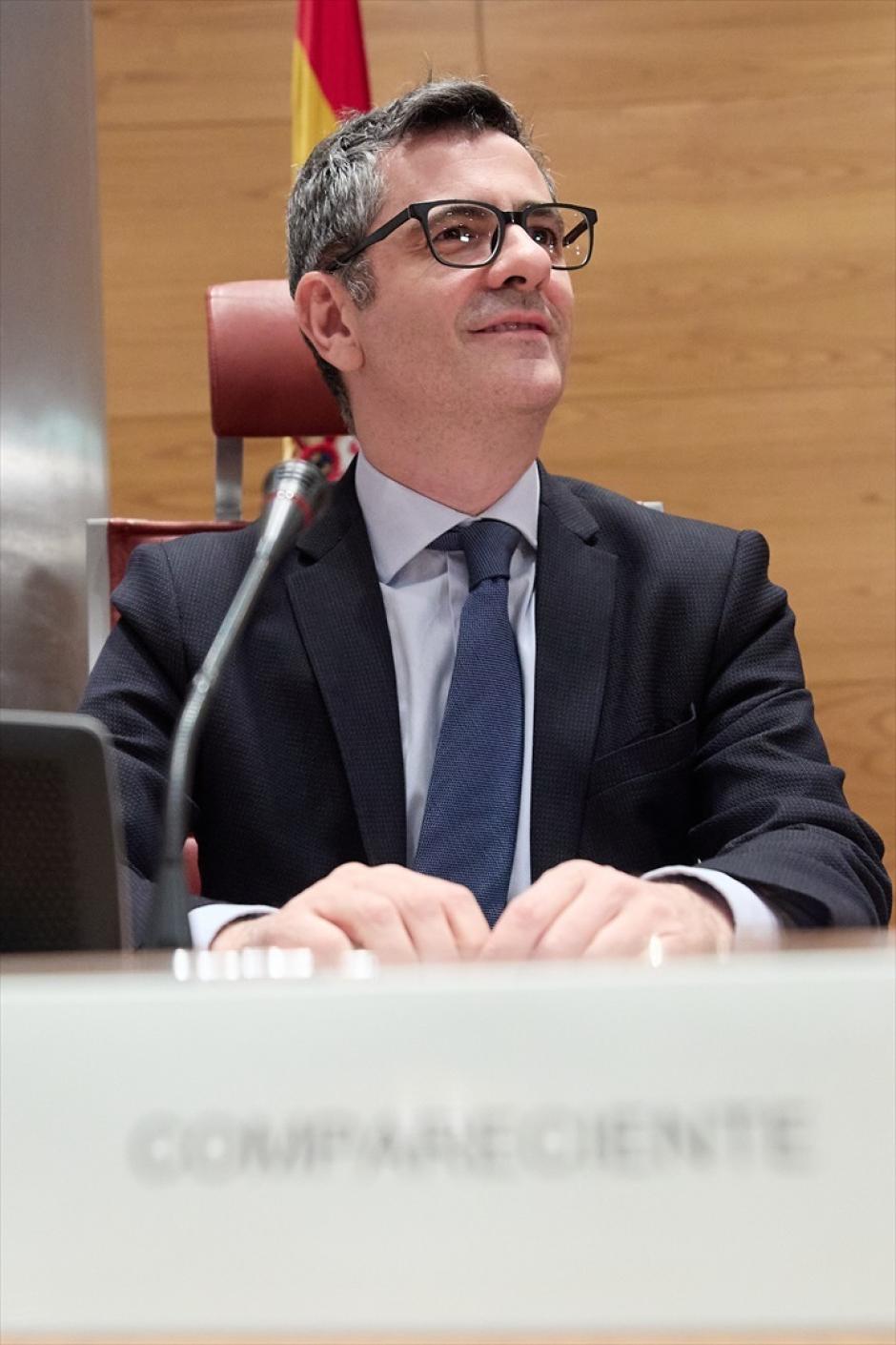 El ministro de la Presidencia, Justicia y Relaciones con las Cortes, Félix Bolaños, durante la Comisión Constitucional, en el Senado, a 5 de marzo de 2024, en Madrid (España). Durante la comisión, Bolaños ha informado sobre las líneas generales de la política de su departamento.
05 MARZO 2024;BOLAÑOS;COMISIÓN CONSTITUCIONAL;SENADO;MADRID
Jesús Hellín / Europa Press
05/3/2024