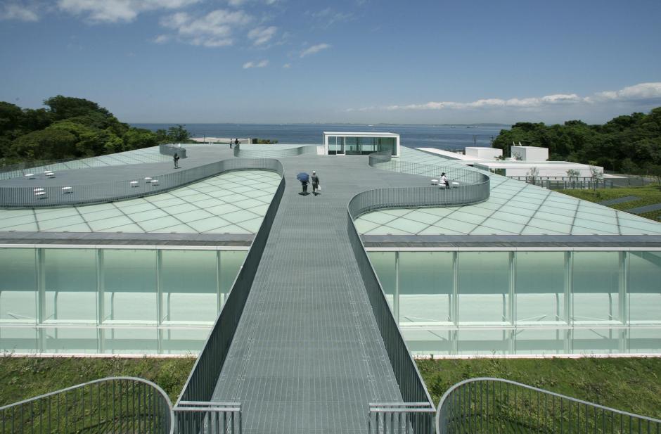 Imagen del Museo Yokosuka de Arte del arquitecto japonés Riken Yamamoto