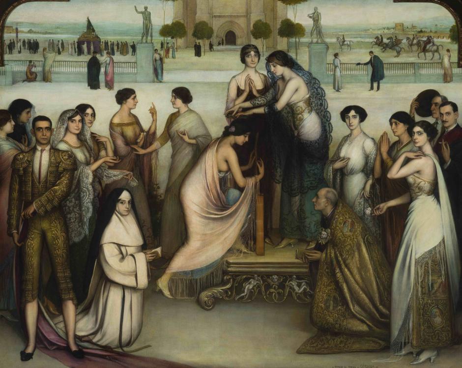 'La consagración de la copla', de Julio Romero de Torres