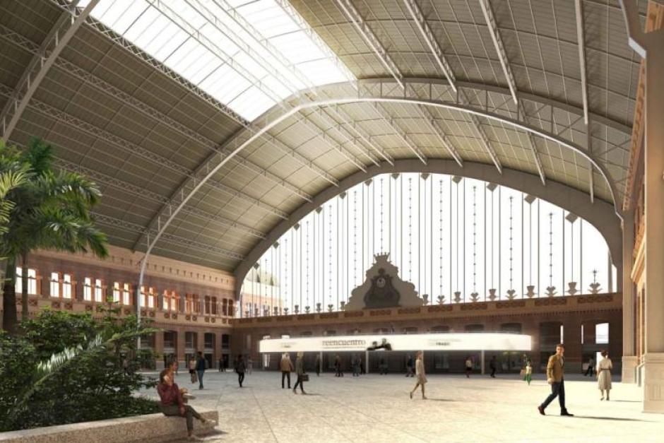 Vistazo de la nueva estación de Atocha