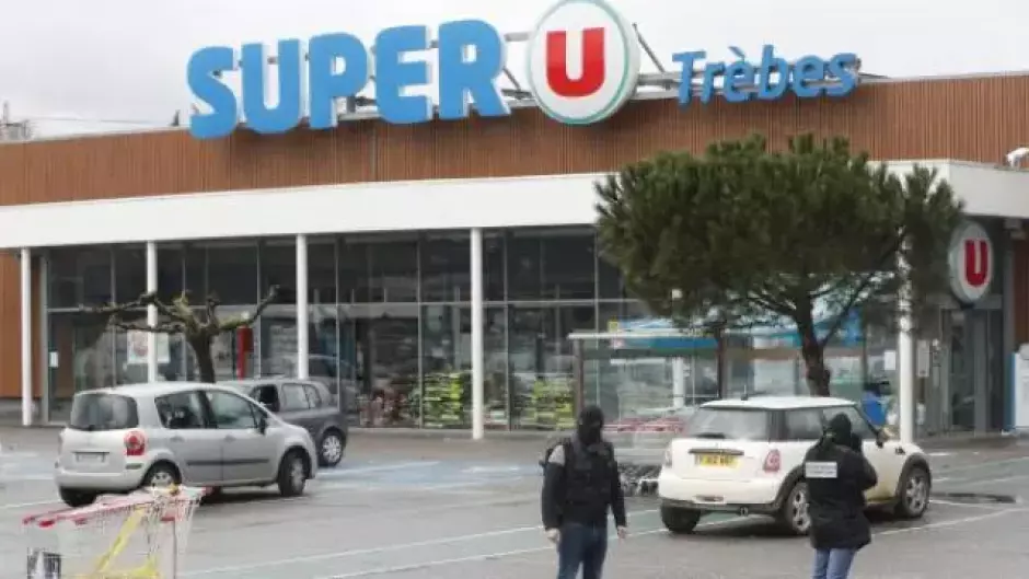 Supermercado de Trèbes donde se atrincheró el atacante