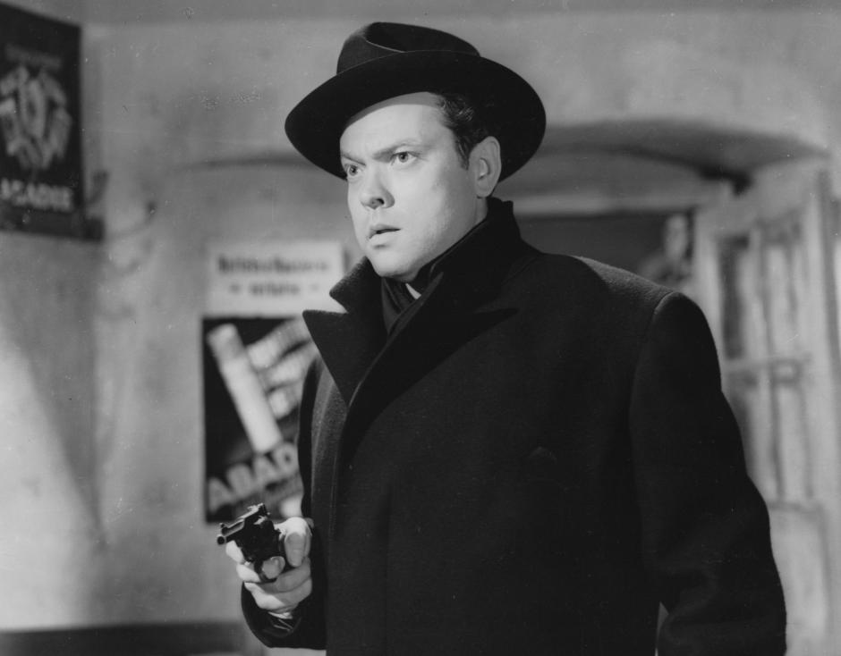 Orson Welles borda el papel del enigmático Harry Lime