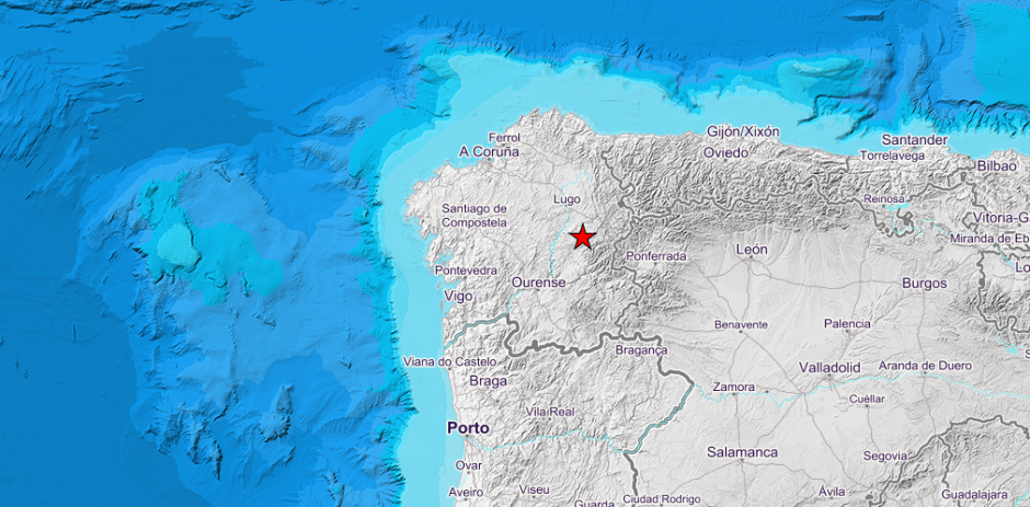 imagen del registro del terremoto