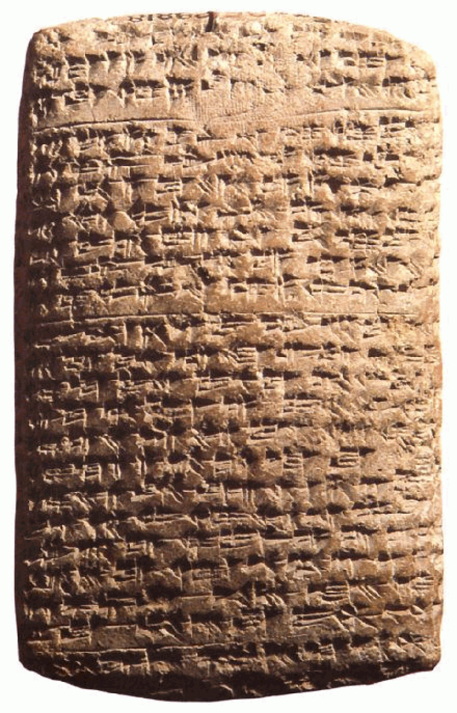Tablilla escrita en cuneiforme