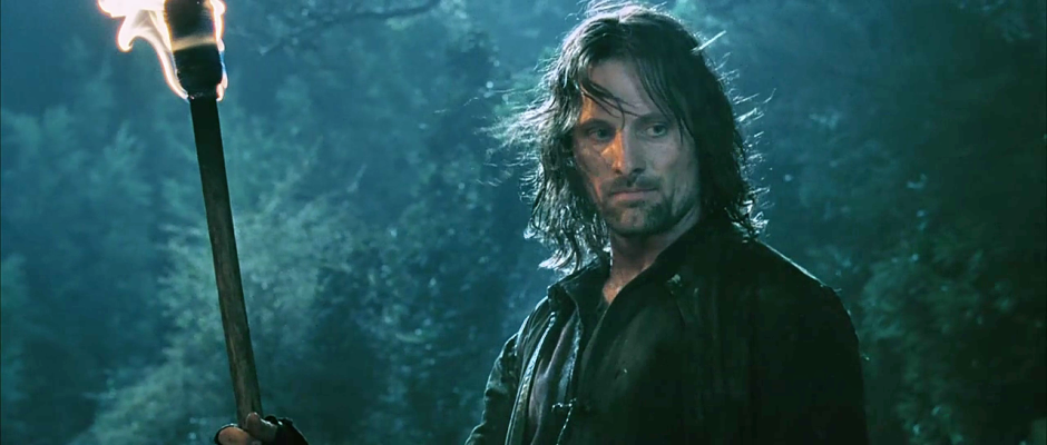 Aragorn en 'La comunidad del anillo', dirigida por Peter Jackson