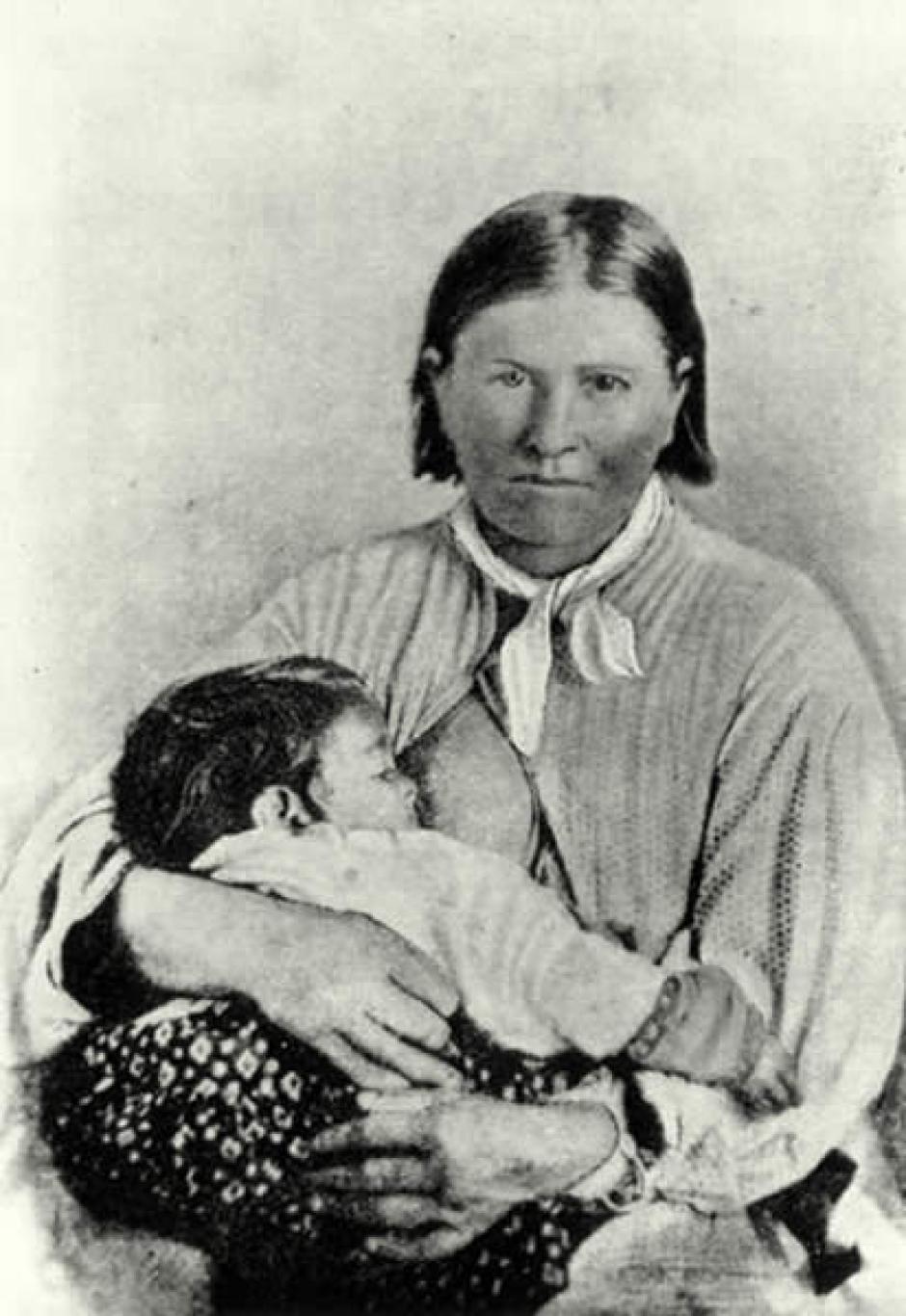 Cynthia Ann Parker, imagen tomada en 1860 o 1861