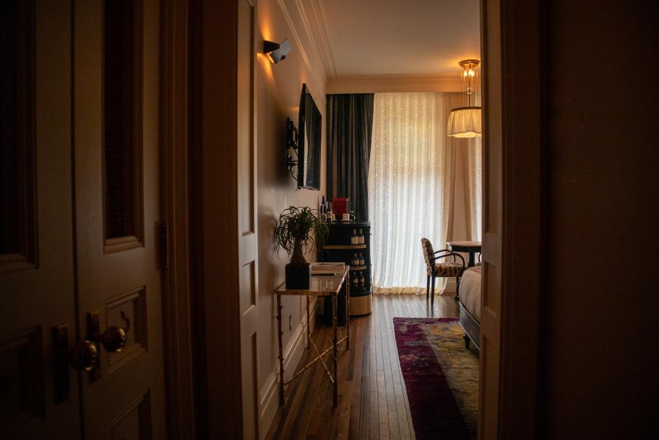 Vista de la habitación (reformada) donde el poeta Dylan Thomas pasó sus últimos días