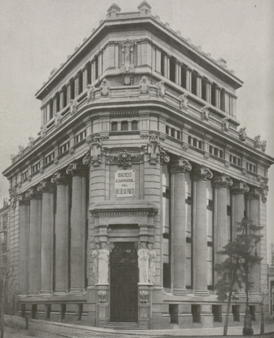Banco Español del Río de la Plata (Ahora Instituto Cervantes), 1918