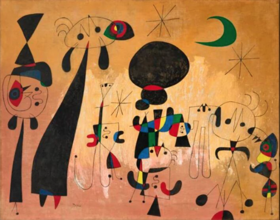 Joan Miró, Mujeres, luna, estrellas