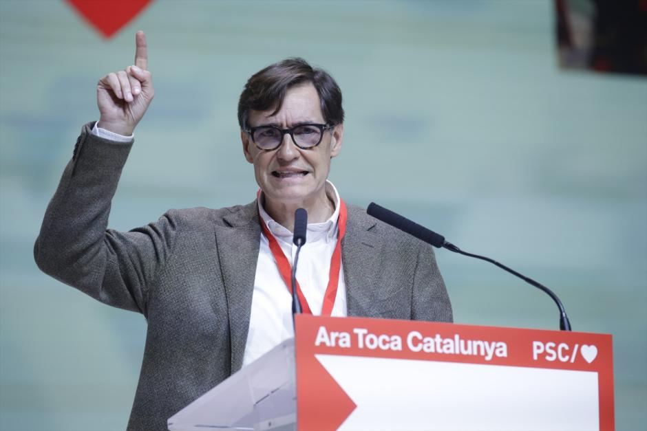 Salvador Illa, candidato por el PSC para el Parlament de Cataluña