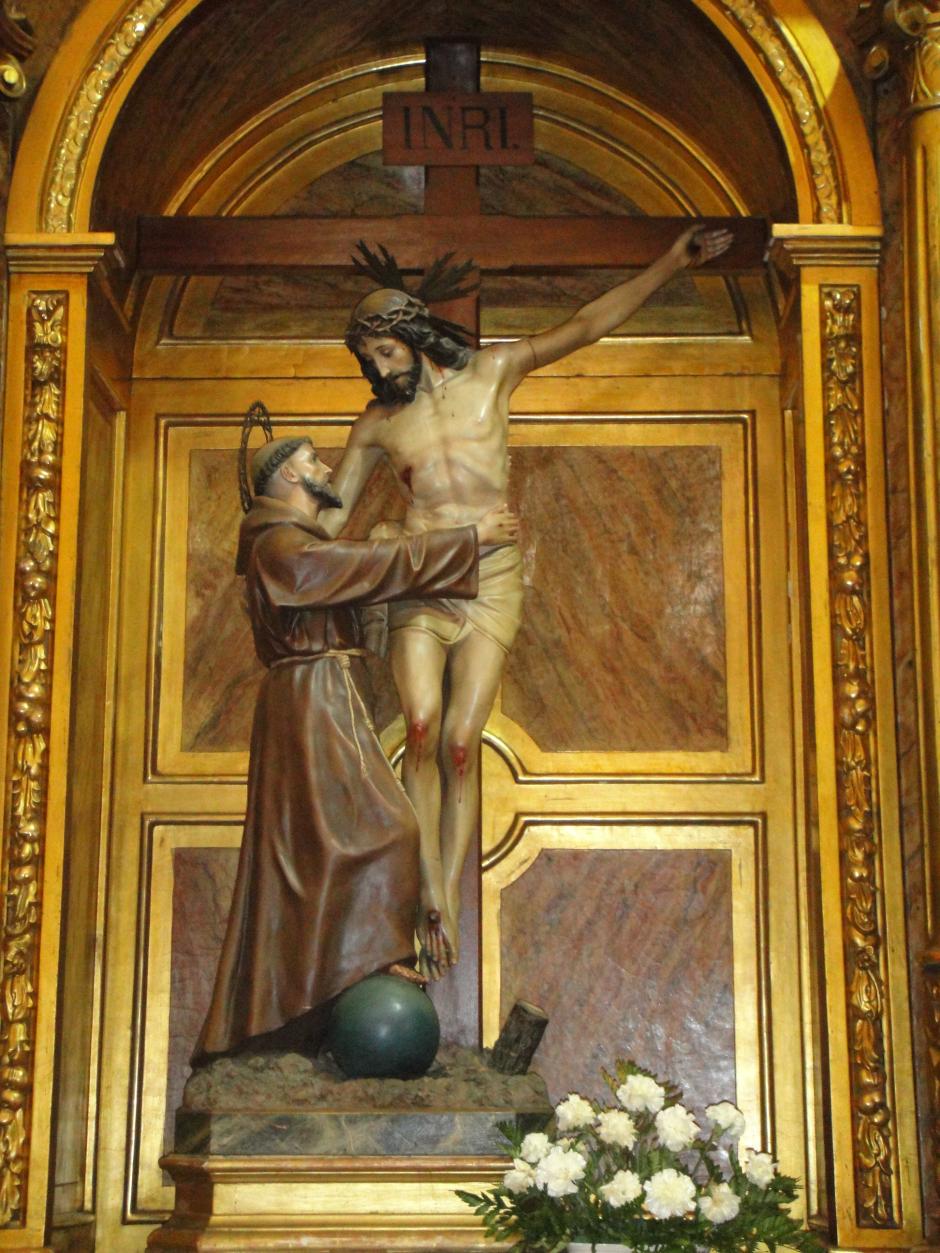 San_Francisco_de_Asís_y_Cristo_Crucificado._Iglesia_de_San_Miguel_Arcángel