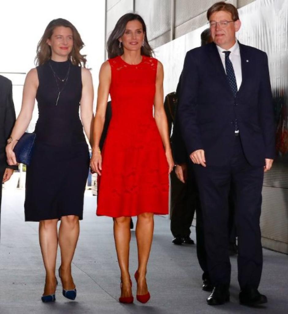La Reina con Dolores Ocaña y Luis Planas en valencia en 2019