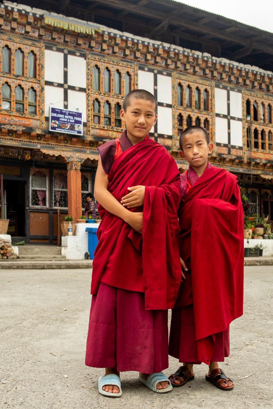 Los butaneses son acogedores con el turismo